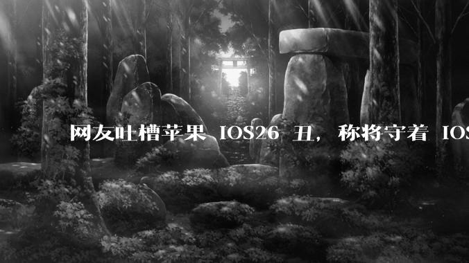 网友吐槽苹果 iOS26 丑，称将守着 iOS17 过一辈子，系统不更新会有问题吗？怎么回到之前版本？